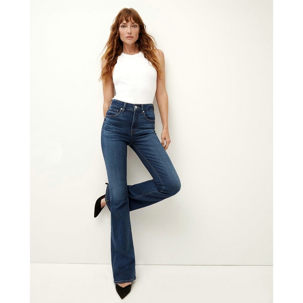 Veronica Beard Beverly 70s Flared Denim Jeans